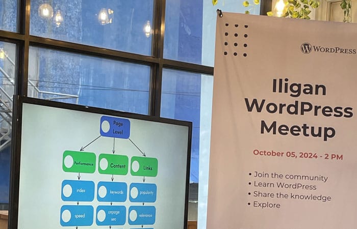 Image of one of the presentation of the speakers